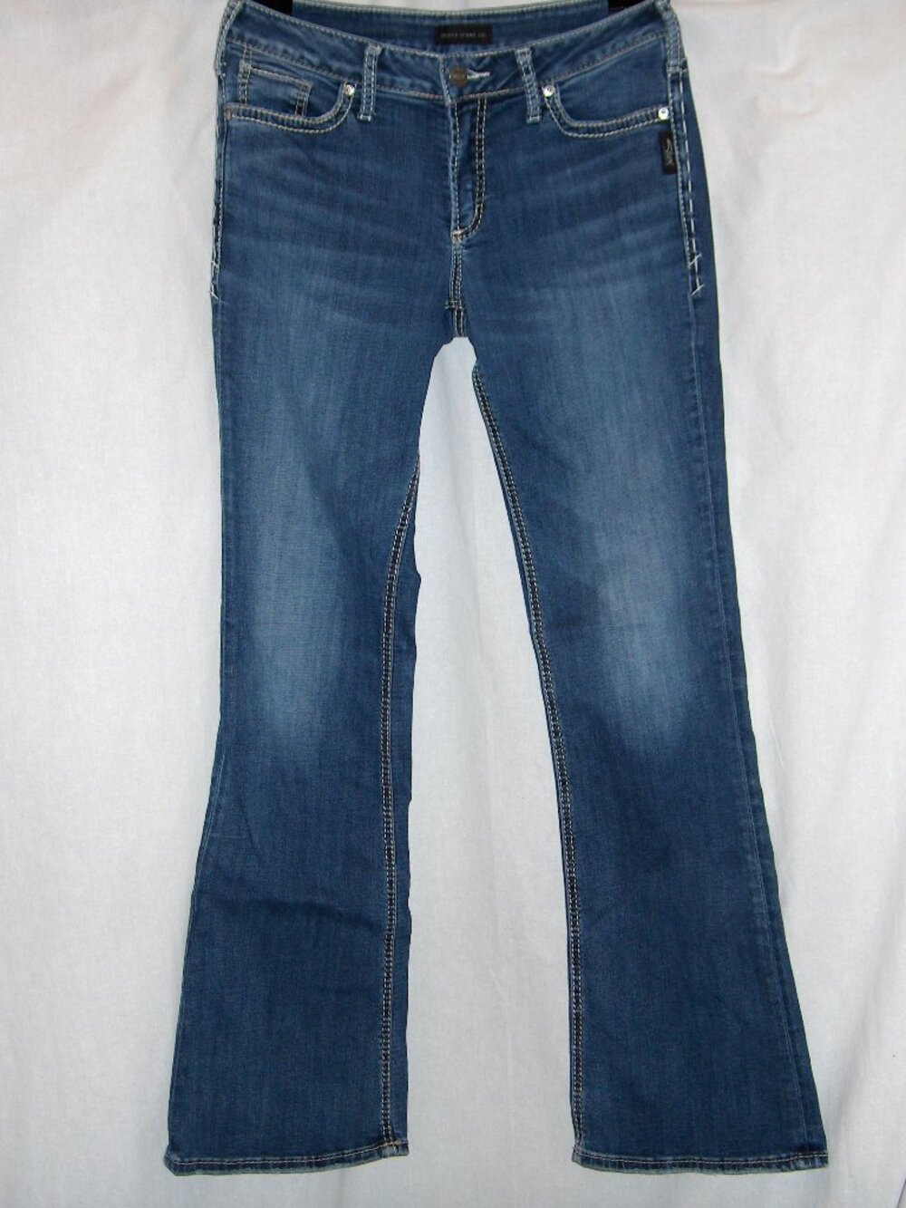 Silver Jeans, Suki Bootcut, Measure 32"-34" Waist, 32" I